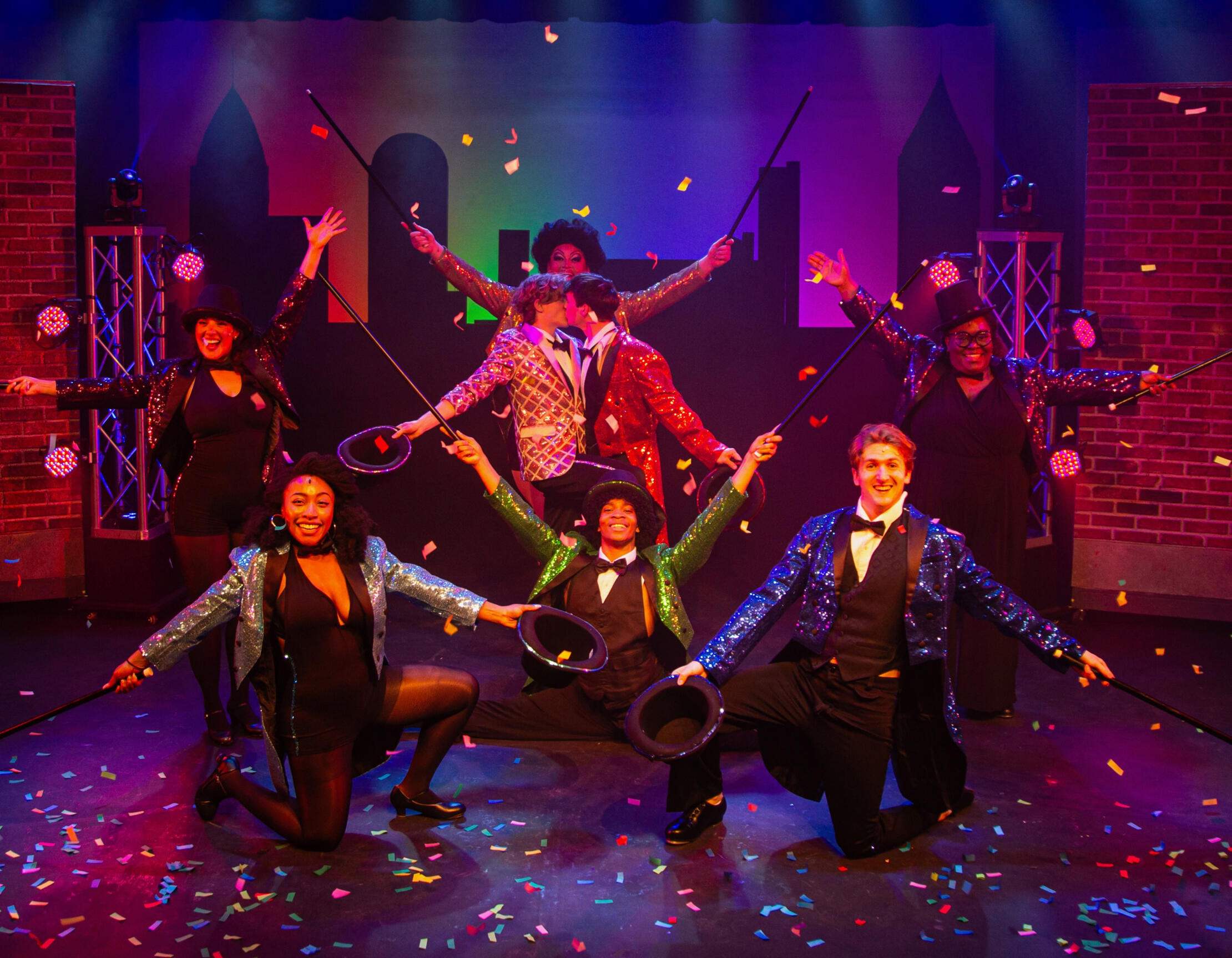 Aavyn Lee & Will-Franklin Eller in the Out Front Theatre production